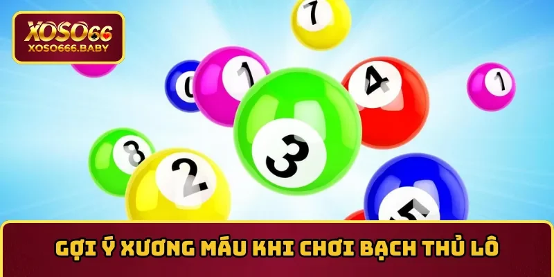 Gợi ý xương máu khi chơi bạch thủ lô