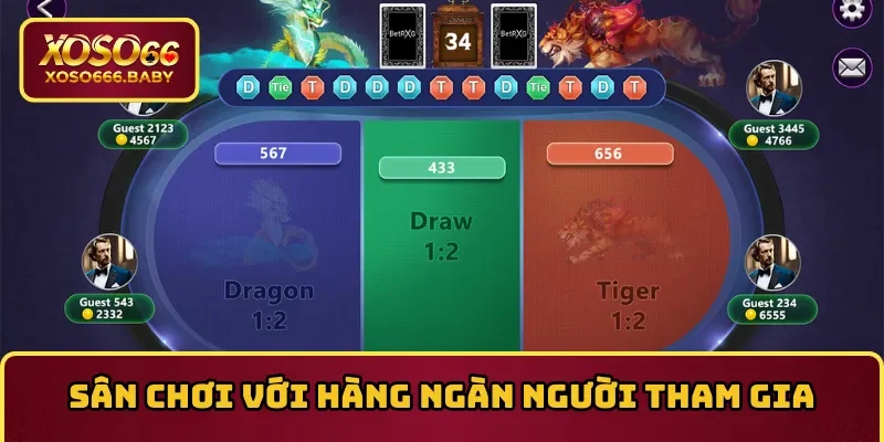 Sân chơi đa dạng với hàng ngàn người tham gia